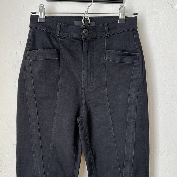 3x1 Jason Wu Collab Black Jeans W4 Slim Straight Edgy Denim, Size 26 - Picture 3 of 16